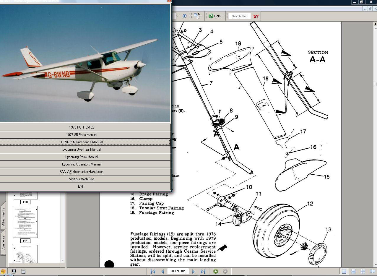 Cessna 150 illustrated parts manual